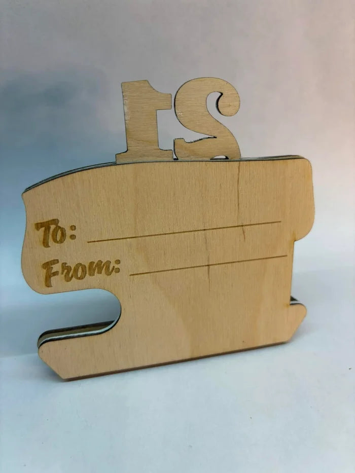 Birthday Cake Gift Card Holder
