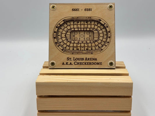 St. Louis Arena / Checkerdome Coaster (Vintage Series)