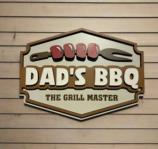 Dad's BBQ Plaque