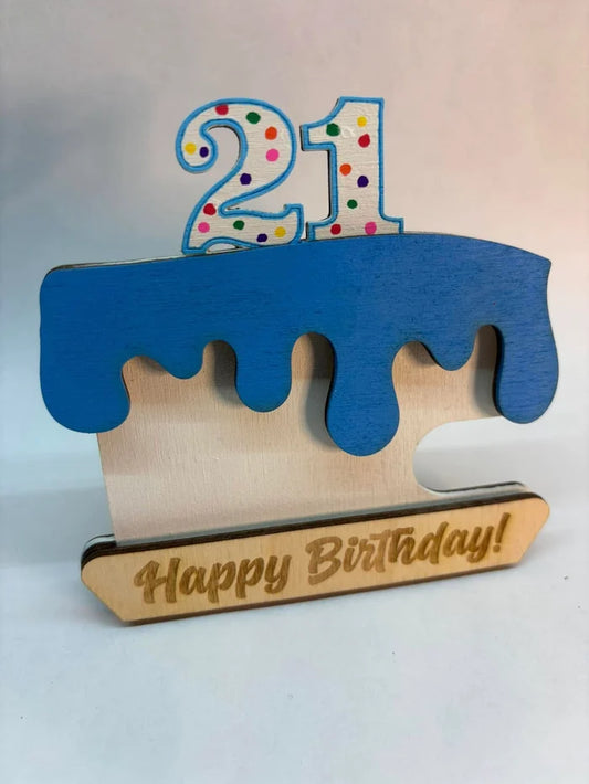 Birthday Cake Gift Card Holder