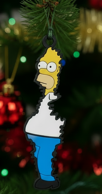 Hysterical Homer Iconic Scene Ornament