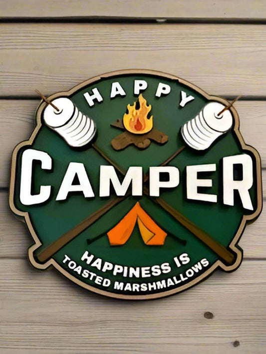 Happy Camper Sign