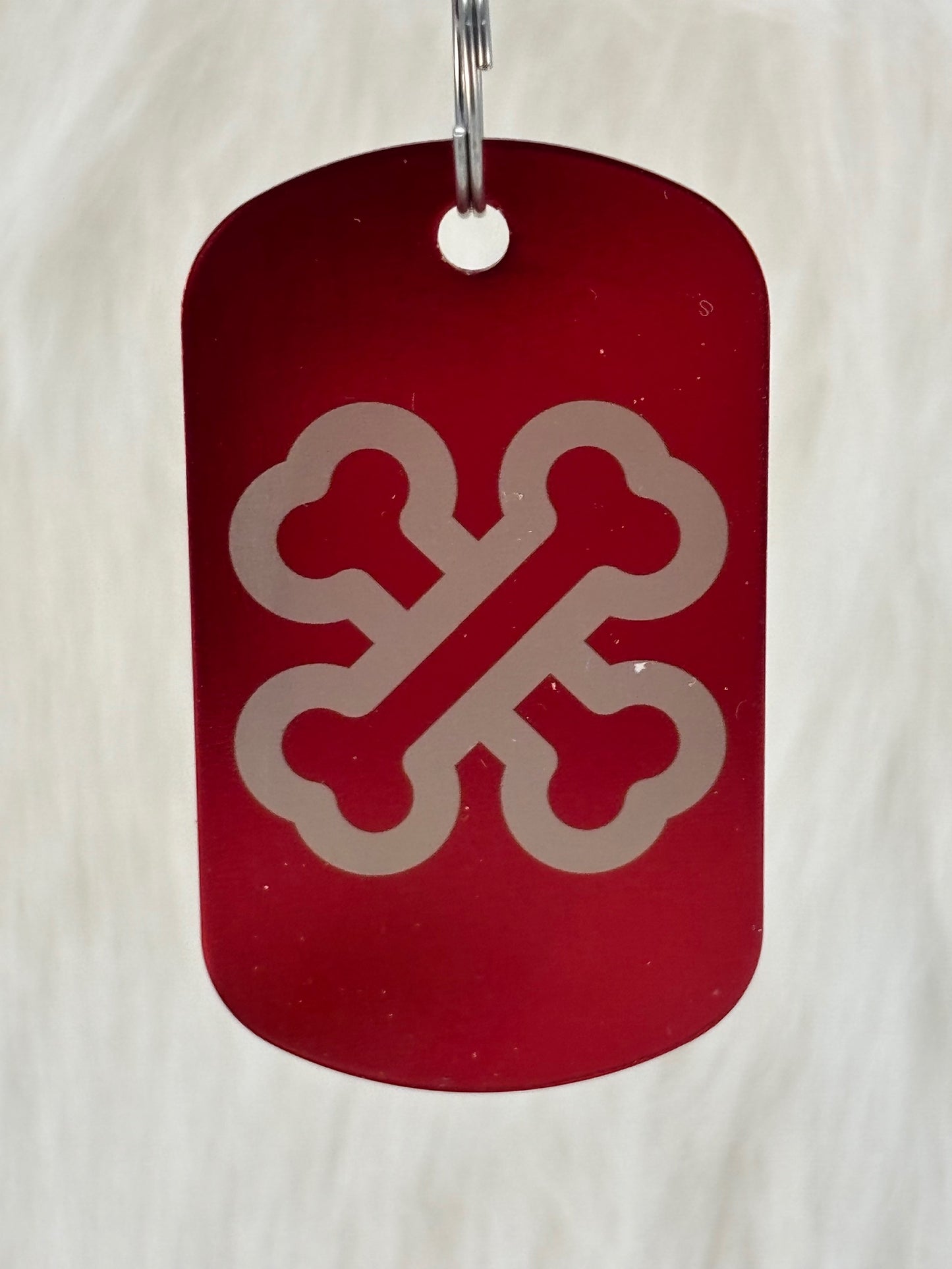 Anodized Aluminum Dog Tag - Dog Tag Shape