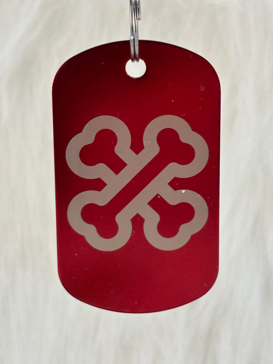 Anodized Aluminum Dog Tag - Dog Tag Shape