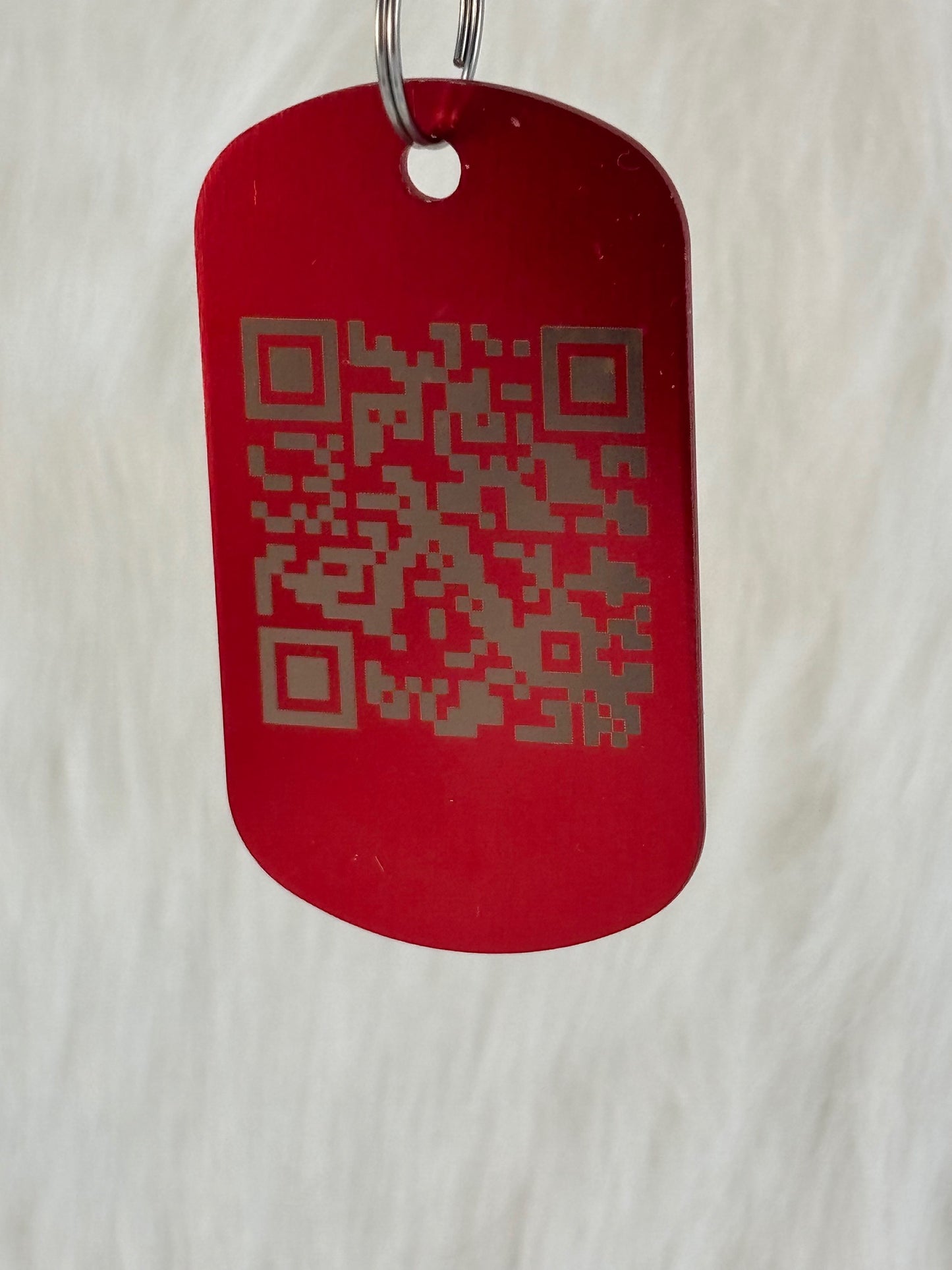 Anodized Aluminum Dog Tag - Dog Tag Shape