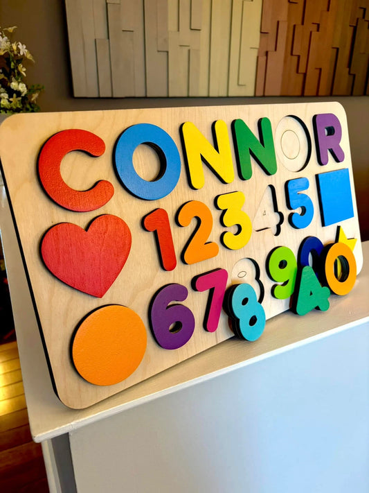 Deluxe Rainbow Kids Name Puzzle
